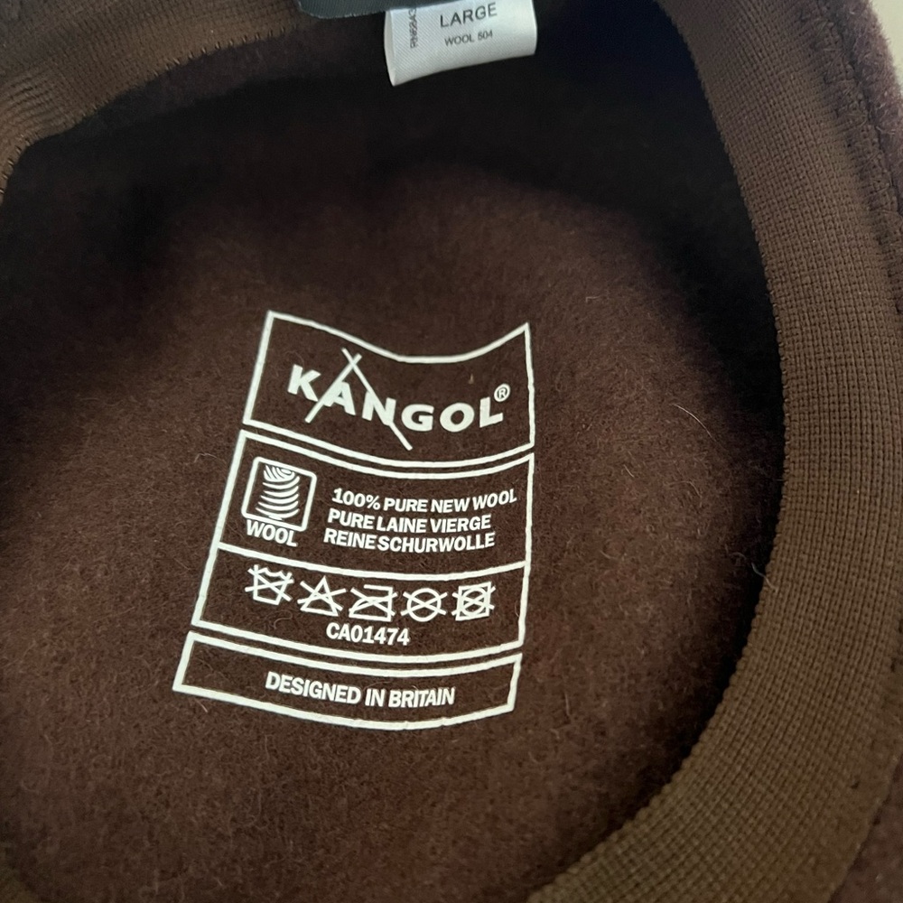 Kangol Dark Brown Wool newsboy Hat